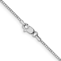 Load image into Gallery viewer, 14K White Gold 1mm Box Chain
