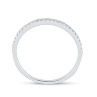 Load image into Gallery viewer, 14kt White Gold Round Diamond Bridal Wedding Ring Band Set 1/2 Cttw
