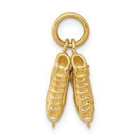 Load image into Gallery viewer, 14k 3-D    PAIR    Of Ice Skates Charm
