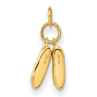 Load image into Gallery viewer, 14K 3D Ballet Slippers Charm
