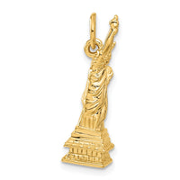 Load image into Gallery viewer, 14k  3D Statue Of Liberty Charm
