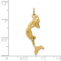 Load image into Gallery viewer, 14k 3D Mermaid Charm
