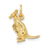 Load image into Gallery viewer, 14k 3D Kangaroo with Joey Charm
