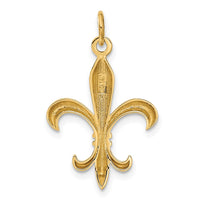 Load image into Gallery viewer, 14k Hollow Fleur De Lis Charm
