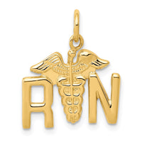 Load image into Gallery viewer, 14k RN Registered Nurse Charm
