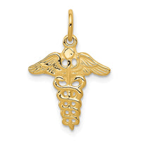Load image into Gallery viewer, 14k Caduceus Charm
