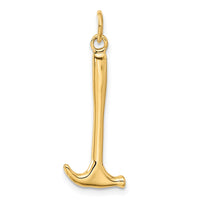 Load image into Gallery viewer, 14K 3D Hammer Charm
