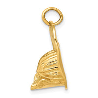 Load image into Gallery viewer, 14k 3-D Large Fireman&#39;s Hat Charm
