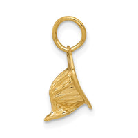 Load image into Gallery viewer, 14k  3D Fireman&#39;s Hat Charm
