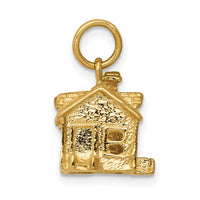 Load image into Gallery viewer, 14k 3-D House Charm
