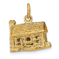Load image into Gallery viewer, 14k 3-D House Charm
