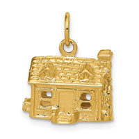 Load image into Gallery viewer, 14k 3-D House Charm
