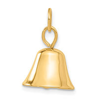 Load image into Gallery viewer, 14k Moveable 3D Wedding Bell Charm
