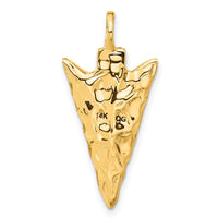 Load image into Gallery viewer, 14k 3D Arrow Head Charm
