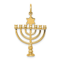 Load image into Gallery viewer, 14K 3D Menorah Charm
