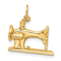 Load image into Gallery viewer, 14K  3D Antique Sewing Machine Charm
