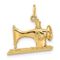Load image into Gallery viewer, 14K  3D Antique Sewing Machine Charm
