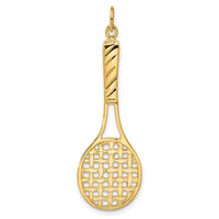 Load image into Gallery viewer, 14K  3D Tennis Racquet Pendant
