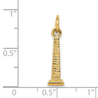 Load image into Gallery viewer, 14K 3D Washington Monument Charm
