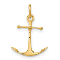 Load image into Gallery viewer, 14K 3D Anchor Charm
