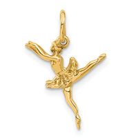 Load image into Gallery viewer, 14K  3D Ballerina Charm
