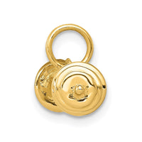 Load image into Gallery viewer, 14K 3D Barbell Charm
