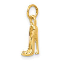 Load image into Gallery viewer, 14K  3D High heel shoe Charm
