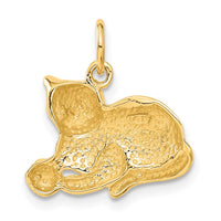 Load image into Gallery viewer, 14k Cat Charm
