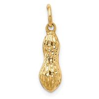 Load image into Gallery viewer, 14k 3D Peanut Charm
