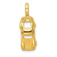Load image into Gallery viewer, 14k 3D Sports Car Charm
