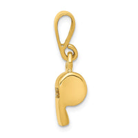 Load image into Gallery viewer, 14K 3D Sports Whistle Pendant

