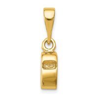 Load image into Gallery viewer, 14K 3D Sports Whistle Pendant
