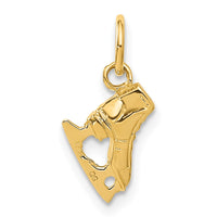 Load image into Gallery viewer, 14K  3D Ice Skate Charm

