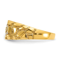 Load image into Gallery viewer, IBGoodman 14k 1/4 carat Lab Grown Diamond VS/SI+ G+ Complete Men&#39;s Cluster Nugget Ring
