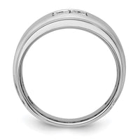 Load image into Gallery viewer, IBGoodman 14k White Gold 7/8 carat Lab Grown Diamond VS/SI+ G+ Complete Men&#39;s Ring
