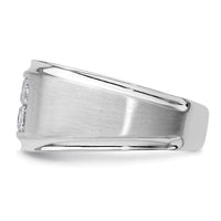 Load image into Gallery viewer, IBGoodman 14k White Gold 7/8 carat Lab Grown Diamond VS/SI+ G+ Complete Men&#39;s Ring
