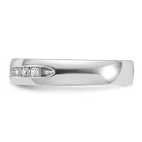 Load image into Gallery viewer, IBGoodman 14k White Gold 1/4 carat Lab Grown Diamond VS/SI+ G+ Nine Stone Complete Polished Men&#39;s Ring
