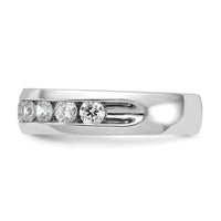 Load image into Gallery viewer, IBGoodman 14k White Gold 1 carat Lab Grown Diamond VS/SI+ G+ Nine Stone Complete Polished Men&#39;s Ring
