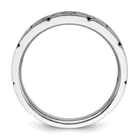 Load image into Gallery viewer, IBGoodman 14k Two Tone 1/4 carat Lab Grown Diamond VS/SI+ G+ Complete Three Stone Men&#39;s Ring
