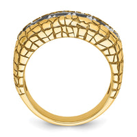 Load image into Gallery viewer, IBGoodman 14k 2 carat Lab Grown Diamond VS/SI+ G+ Complete Men&#39;s Nugget Ring
