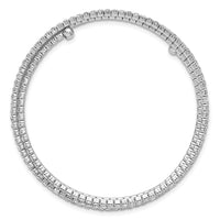 Load image into Gallery viewer, Silver-tone Crystal 5 Row Wrap Bracelet
