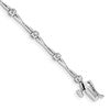 10k White Gold Diamond Bracelet