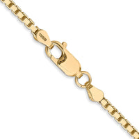 Load image into Gallery viewer, 14K 18 inch 2.5mm Box with Lobster Clasp Chain
