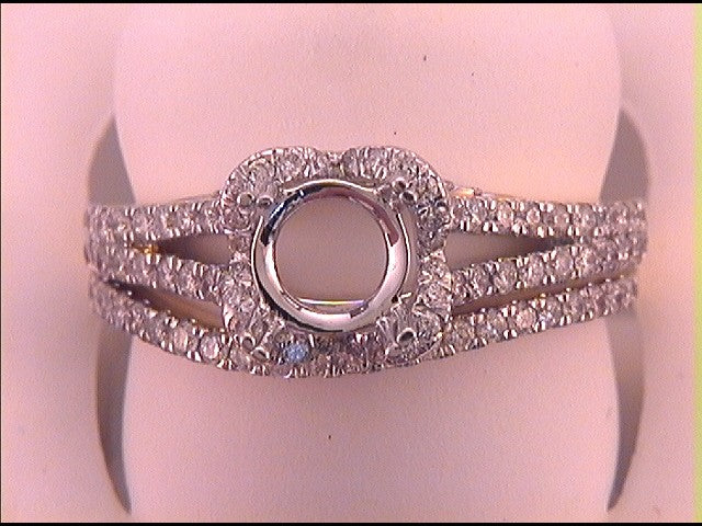 3/4CTW-DIA SEMI-MOUNT BRIDAL RING