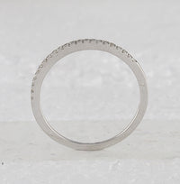 Load image into Gallery viewer, 14kt White Gold Womens Princess Diamond Halo Bridal Wedding Engagement Ring Band Set 1.00 Cttw
