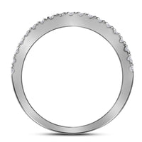 Load image into Gallery viewer, 14kt White Gold Womens Princess Diamond Bridal Wedding Engagement Ring Band Set 5.00 Cttw
