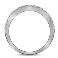 Load image into Gallery viewer, 14kt White Gold Womens Princess Diamond Bridal Wedding Engagement Ring Band Set 5.00 Cttw
