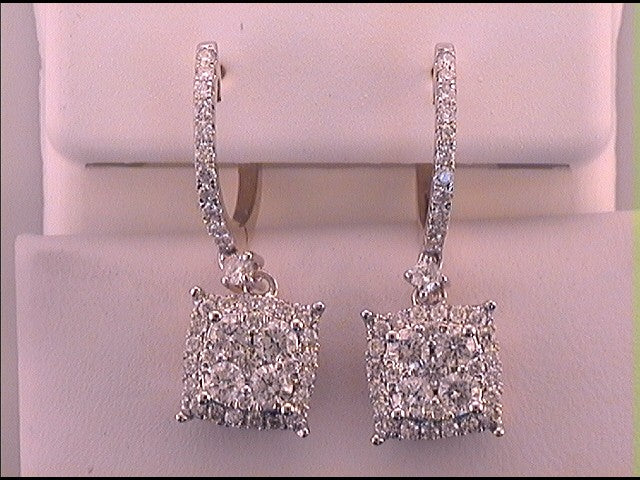 1 1/2CT-DIA FASHION DANGLING EARRING