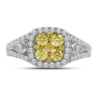 Load image into Gallery viewer, 1 Cttw-DIA YELLOW BRIDAL RING
