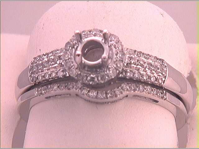 1/4CTW-DIA SEMI MOUNT BRIDAL SET